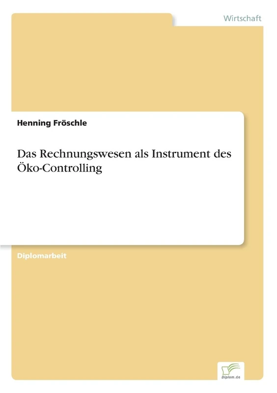 Das Rechnungswesen als Instrument des Öko-Controlling