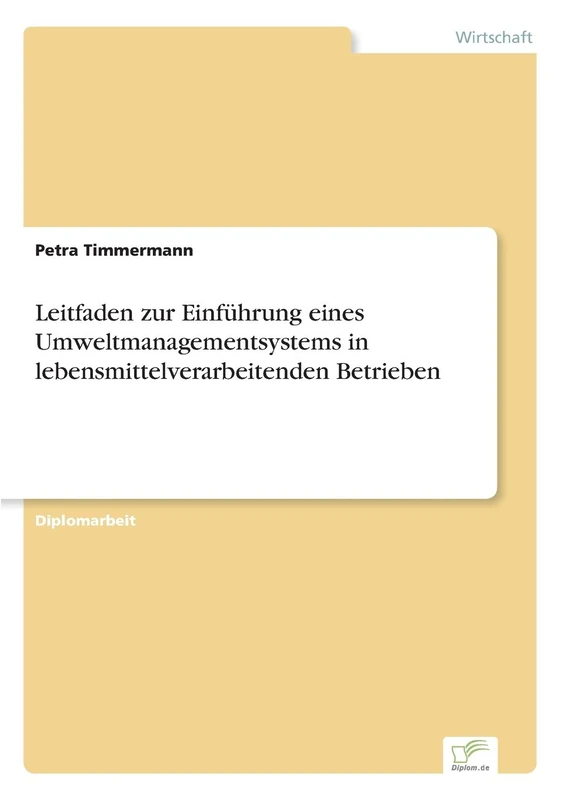 Leitfaden zur Einführung eines Umweltmanagementsystems in lebensmittelverarbeitenden Betrieben - Image 1