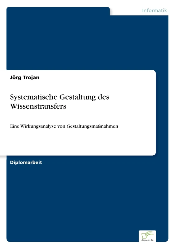 Systematische Gestaltung des Wissenstransfers: Eine Wirkungsanalyse von Gestaltungsmaßnahmen