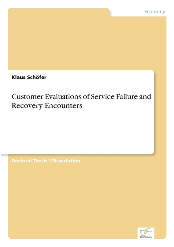 Customer Evaluations of Service Failure and Recovery Encounters
