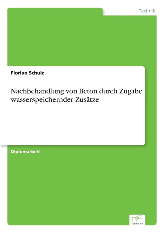 Nachbehandlung von Beton durch Zugabe wasserspeichernder Zusätze - Image 1