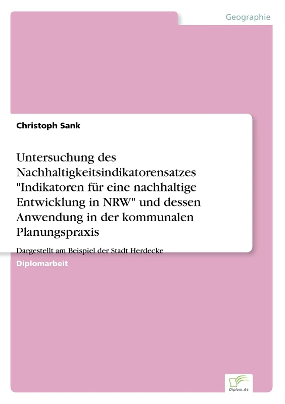 Nachhaltigkeitsindikator NRW - Untersuchung Stadt Herdecke - Image 1