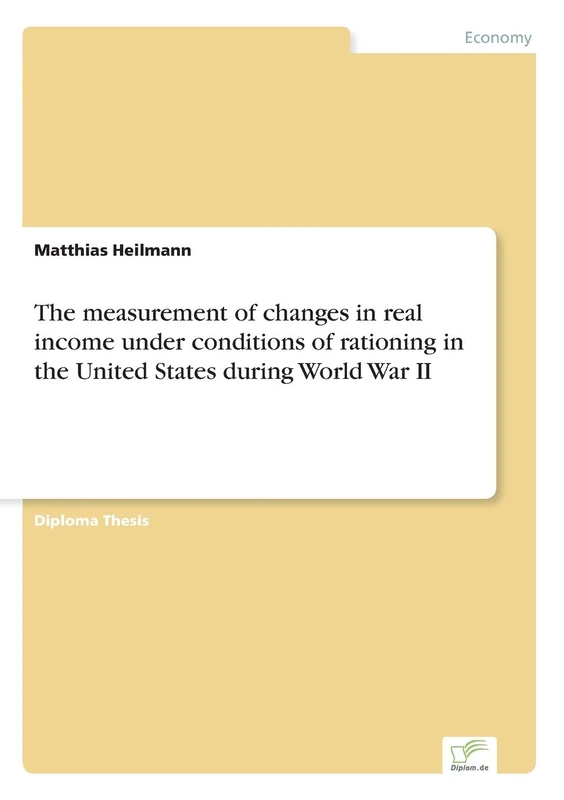 The measurement of changes in real income under conditions of rationing in the United States during World War II - Image 1