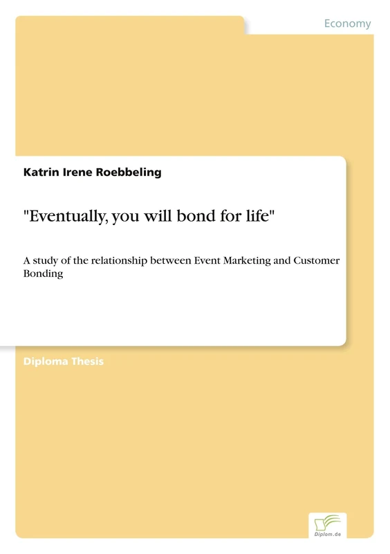 "Eventually, you will bond for life": A study of the relationship between Event Marketing and Customer Bonding