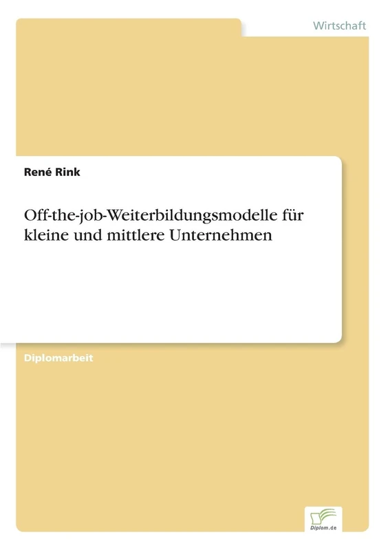 Off-the-job-Weiterbildungsmodelle für kleine und mittlere Unternehmen