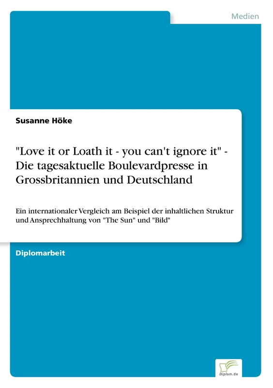 Books on Demand - Media Studies: The Sun and Bild Comparison - Image 1