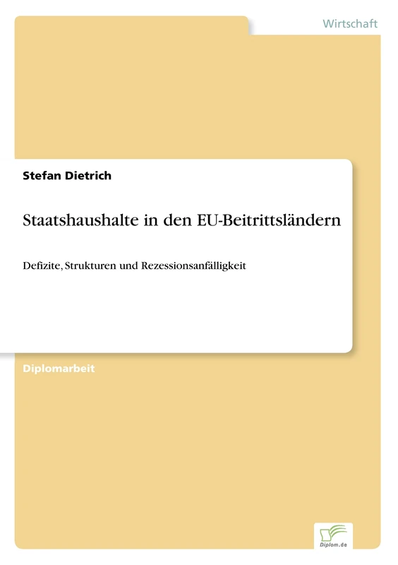 Staatshaushalte in den EU-Beitrittsländern: Defizite, Strukturen und Rezessionsanfälligkeit - Image 1
