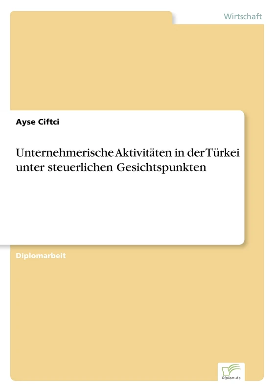 Unternehmerische Aktivitäten in der Türkei unter steuerlichen Gesichtspunkten - Image 1