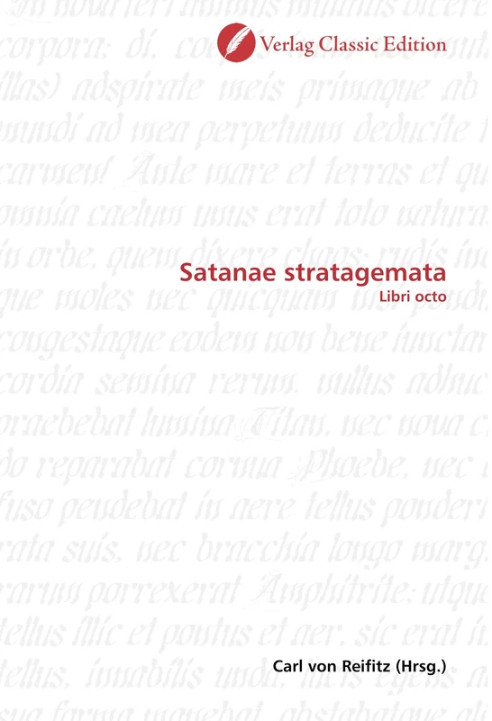Satanae stratagemata: Libri octo - Image 1
