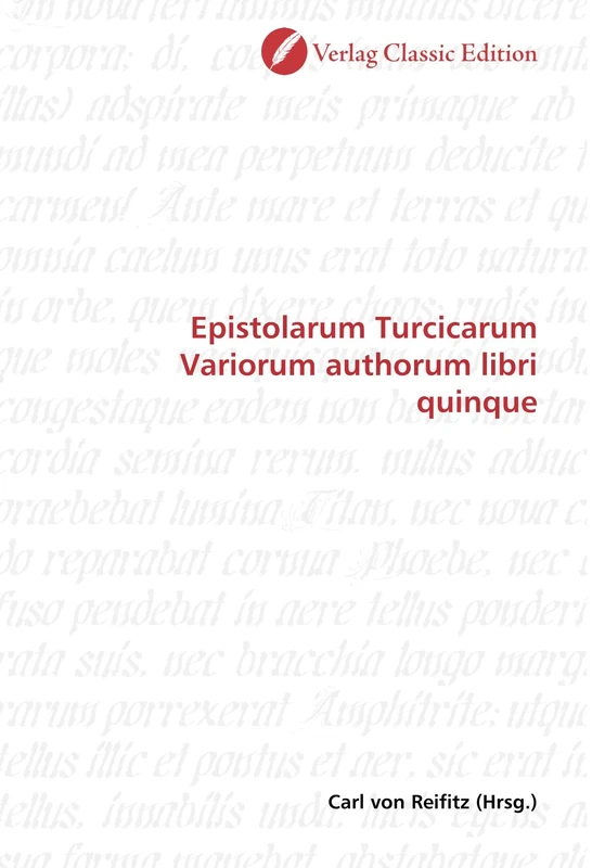 Epistolarum Turcicarum Variorum authorum libri quinque - Image 1