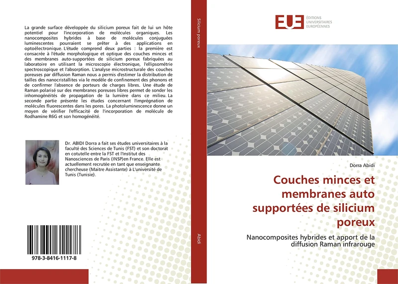 Couches minces et membranes auto supportées de silicium poreux: Nanocomposites hybrides et apport de la diffusion Raman infrarouge - Image 1