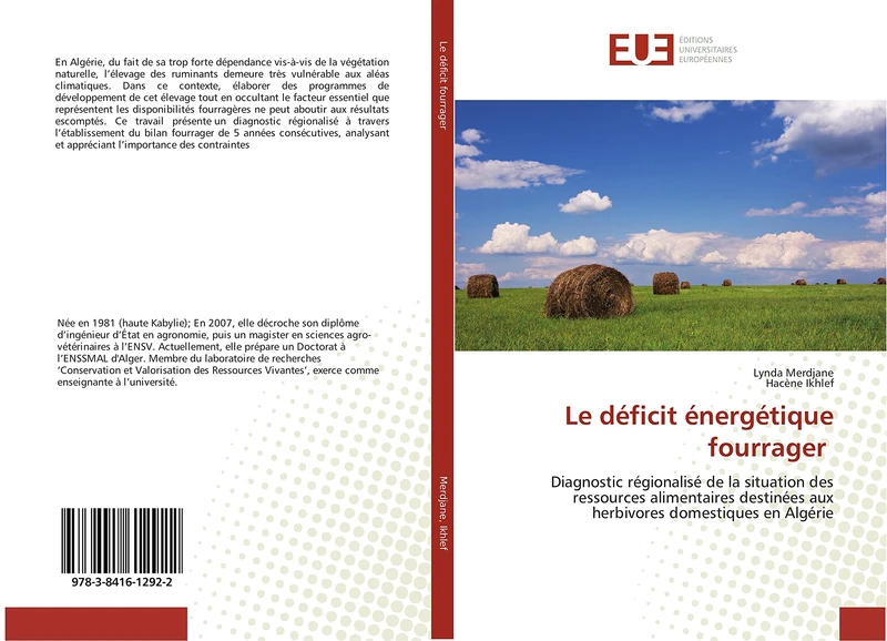 Le déficit énergétique fourrager: Diagnostic régionalisé de la situation des ressources alimentaires destinées aux herbivores domestiques en Algérie - Image 1