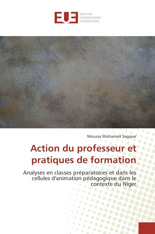 Action du professeur et pratiques de formation: Analyses en classes préparatoires et dans les cellules d'animation pédagogique dans le contexte du Niger - Image 1