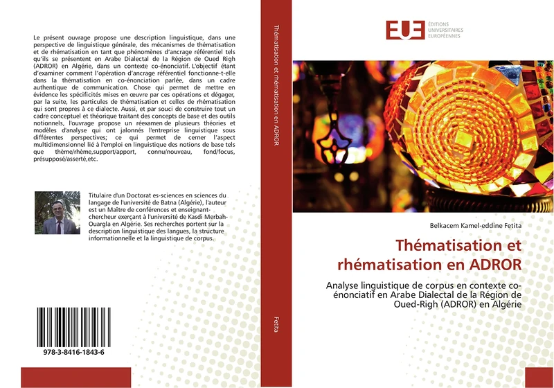 Thématisation et rhématisation en ADROR: Analyse linguistique de corpus en contexte co-énonciatif en Arabe Dialectal de la Région de Oued-Righ (ADROR) en Algérie - Image 1
