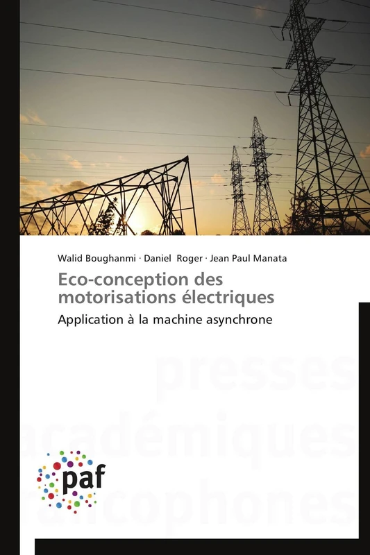 Eco-conception des motorisations électriques: Application à la machine asynchrone (Omn.Pres.Franc.) - Image 1