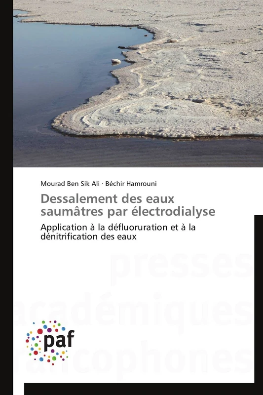 Dessalement des eaux saumâtres par électrodialyse: Application à la défluoruration et à la dénitrification des eaux (Omn.Pres.Franc.) - Image 1