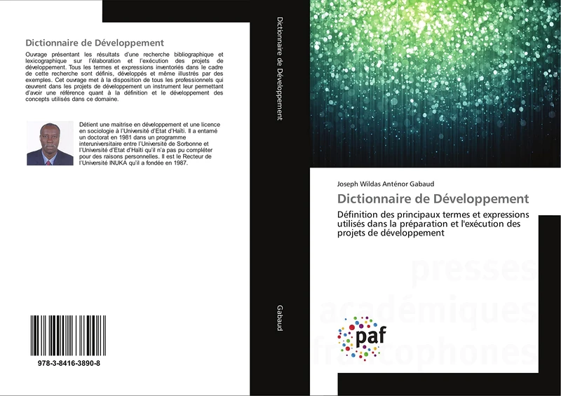 Dictionnaire de Développement: Définition des principaux termes et expressions utilisés dans la préparation et l'exécution des projets de développement