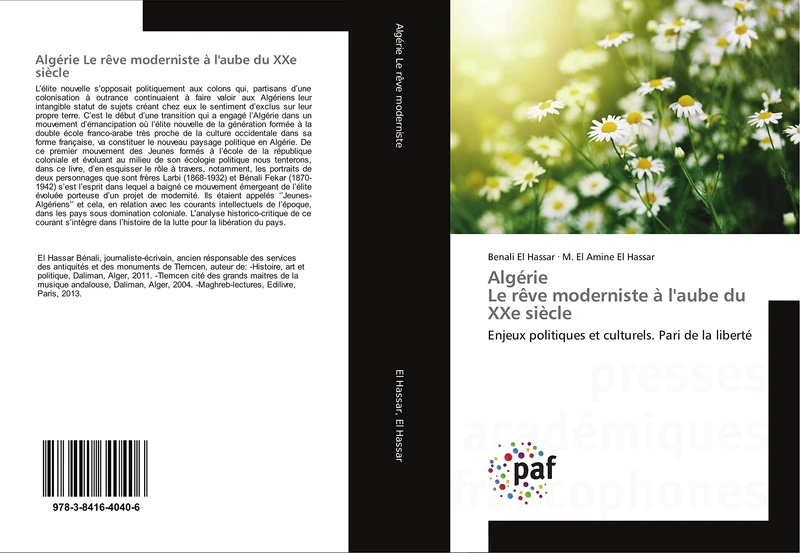 Algérie Le rêve moderniste à l'aube du XXe siècle: Enjeux politiques et culturels. Pari de la liberté - Image 1
