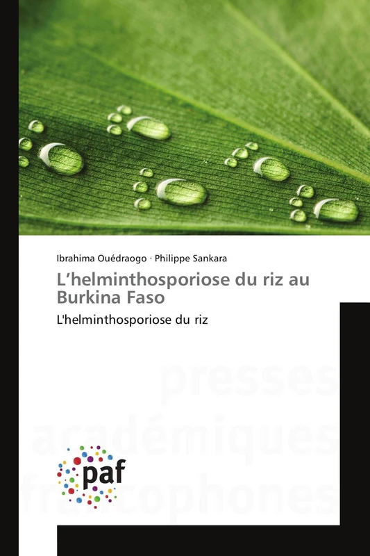 L’helminthosporiose du riz au Burkina Faso: L'helminthosporiose du riz