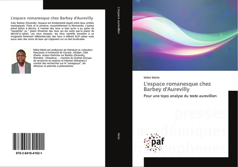 L'espace romanesque chez Barbey d'Aurevilly: Pour une topo analyse du texte aurevillien