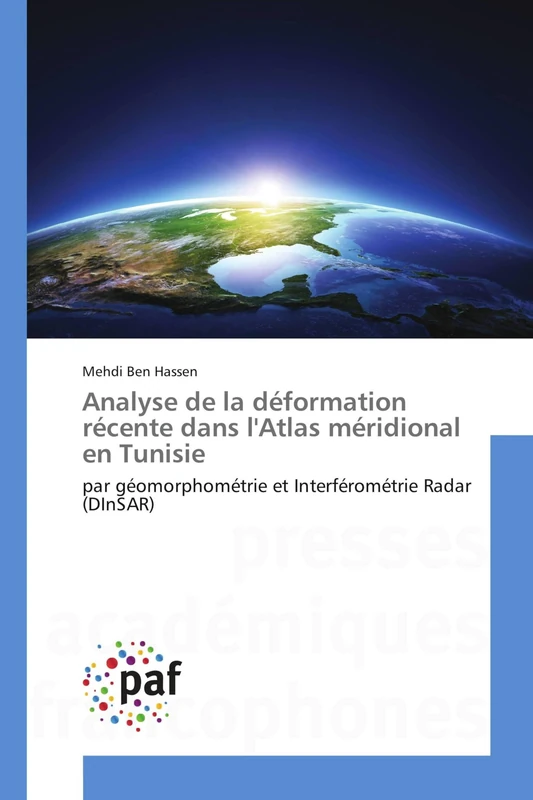 Analyse de la déformation récente dans l'Atlas méridional en Tunisie: par géomorphométrie et Interférométrie Radar (DInSAR) - Image 1