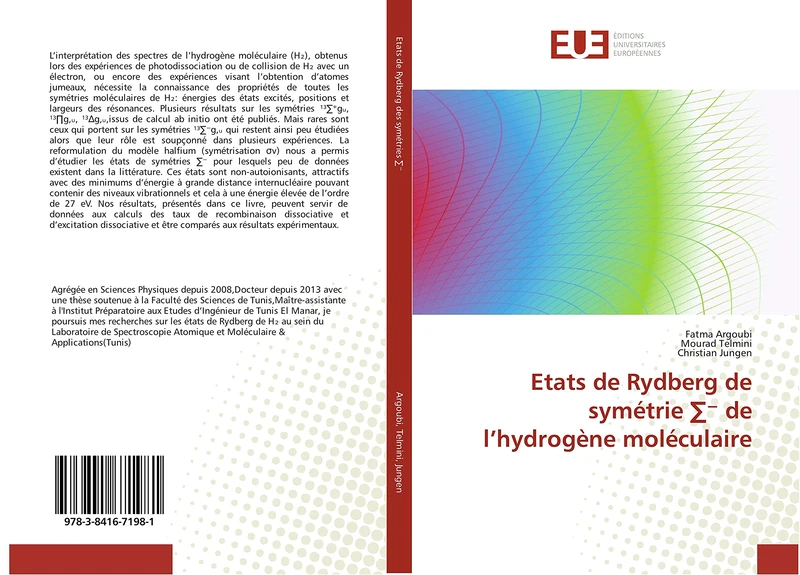 Etats de Rydberg de symétrie ∑⁻ de l’hydrogène moléculaire (Omn.Univ.Europ.)