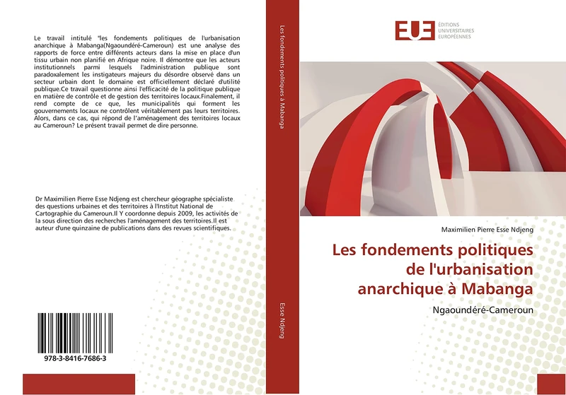 Les fondements politiques de l'urbanisation anarchique à Mabanga: Ngaoundéré-Cameroun (Omn.Univ.Europ.) - Image 1
