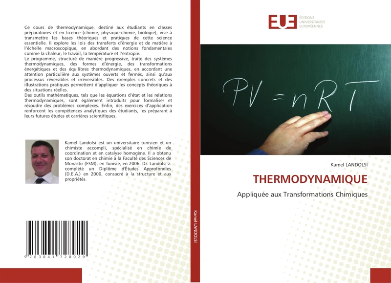 THERMODYNAMIQUE: Appliquée aux Transformations Chimiques