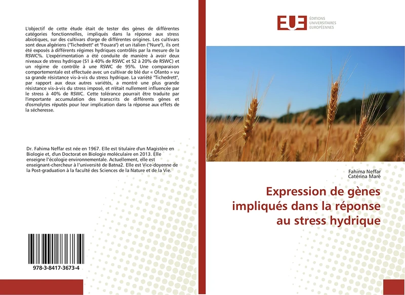 Expression de gènes impliqués dans la réponse au stress hydrique - Image 1