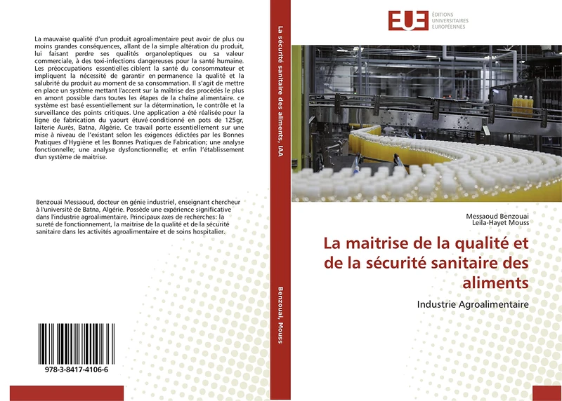 La maitrise de la qualité et de la sécurité sanitaire des aliments: Industrie Agroalimentaire (Omn.Univ.Europ.)