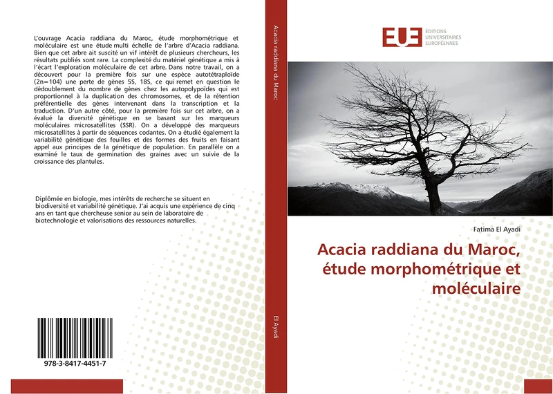 Acacia raddiana du Maroc, étude morphométrique et moléculaire (Omn.Univ.Europ.)