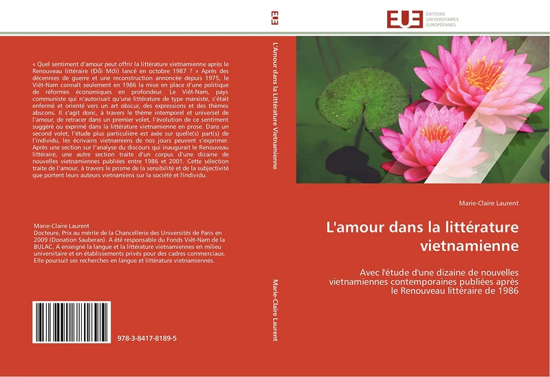 L'amour dans la littérature vietnamienne: Avec l'étude d'une dizaine de nouvelles vietnamiennes contemporaines publiées après le Renouveau littéraire de 1986 (Omn.Univ.Europ.) - Image 1
