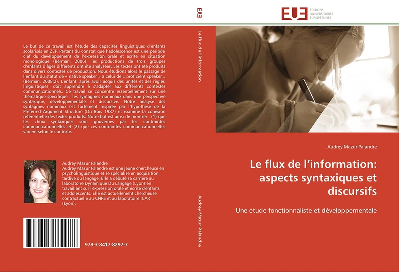 Le flux de l’information: aspects syntaxiques et discursifs: Une étude fonctionnaliste et développementale (Omn.Univ.Europ.) - Image 1