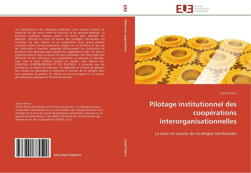 Pilotage institutionnel des coopérations interorganisationnelles: La mise en oeuvre de stratégies territoriales (Omn.Univ.Europ.)