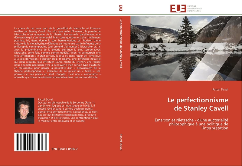 Le perfectionnisme de Stanley Cavell: Emerson et Nietzsche - d'une auctorialité philosophique à une politique de l'interprétation (Omn.Univ.Europ.) - Image 1
