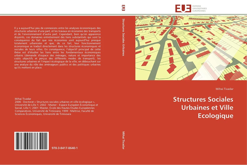 Structures Sociales Urbaines et Ville Ecologique (Omn.Univ.Europ.) - Image 1