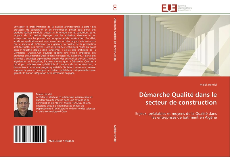 Démarche Qualité dans le secteur de construction: Enjeux, préalables et moyens de la Qualité dans les entreprises de batiment en Algérie (Omn.Univ.Europ.) - Image 1