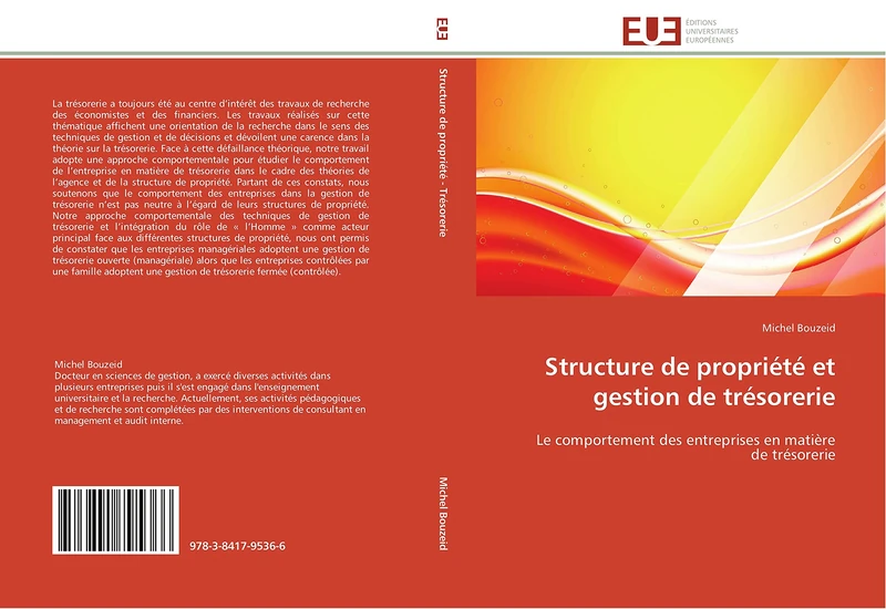 Structure de propriété et gestion de trésorerie: Le comportement des entreprises en matière de trésorerie (Omn.Univ.Europ.) - Image 1