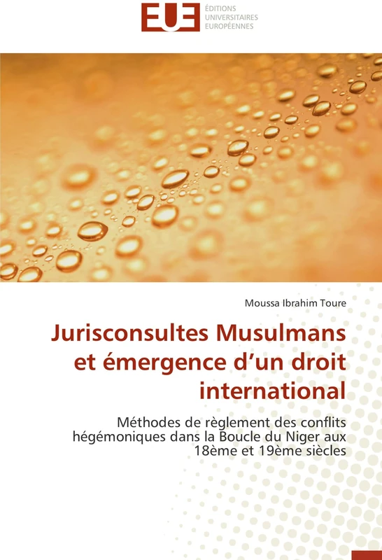 Jurisconsultes Musulmans et émergence d’un droit international: Méthodes de règlement des conflits hégémoniques dans la Boucle du Niger aux 18ème et 19ème siècles (Omn.Univ.Europ.)