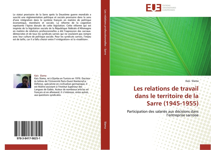 Les relations de travail dans le territoire de la Sarre (1945-1955): Participation des salariés aux décisions dans l’entreprise sarroise - Image 1