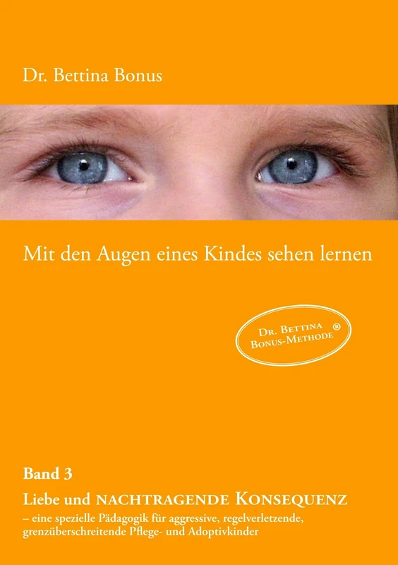 Mit den Augen eines Kindes sehen lernen - Band 3: Liebe und nachtragende Konsequenz - eine spezielle Pädagogik für aggressive, regelverletzende, grenzüberschreitende Pflege- und Adoptivkinder - Image 1