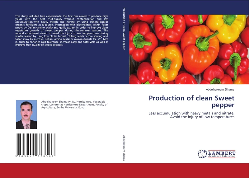 Production of clean Sweet pepper: Less accumulation with heavy metals and nitrate, Avoid the injury of low temperatures - Image 1