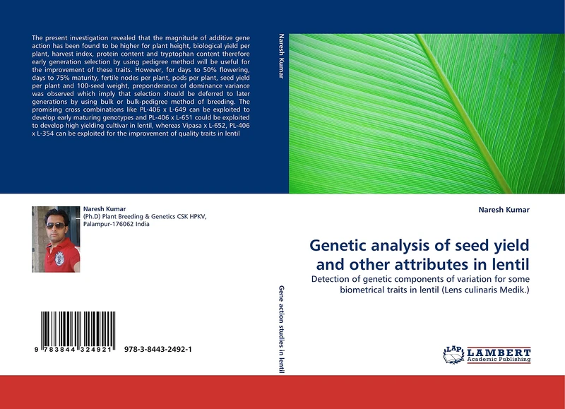 Genetic analysis of seed yield and other attributes in lentil: Detection of genetic components of variation for some biometrical traits in lentil (Lens culinaris Medik.) - Image 1