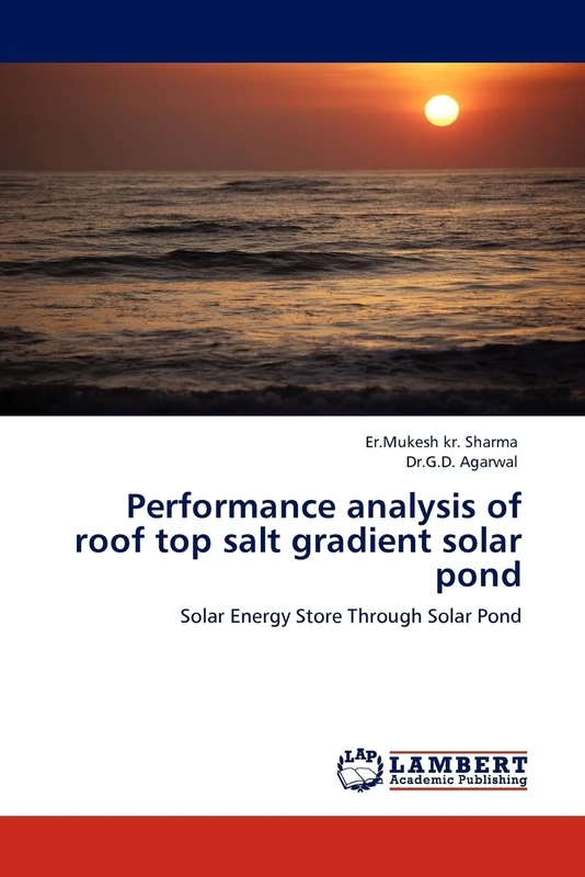 Performance analysis of roof top salt gradient solar pond: Solar Energy Store Through Solar Pond