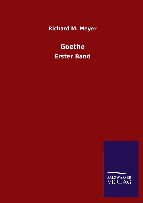 Goethe: Erster Band - Image 1