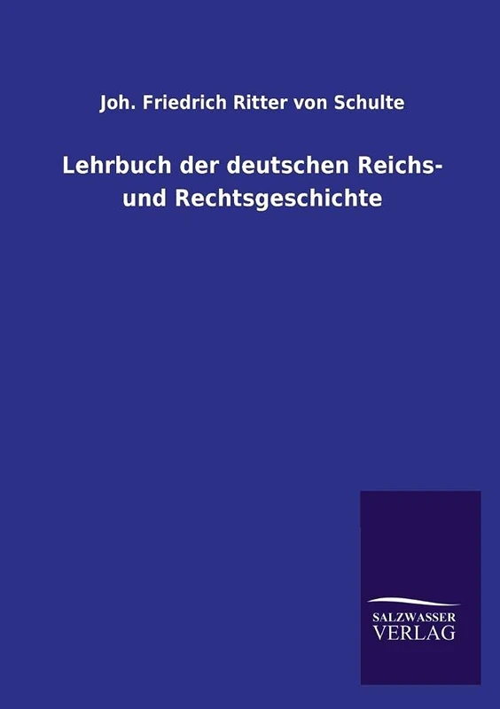 Lehrbuch Der Deutschen Reichs- Und Rechtsgeschichte - Image 1