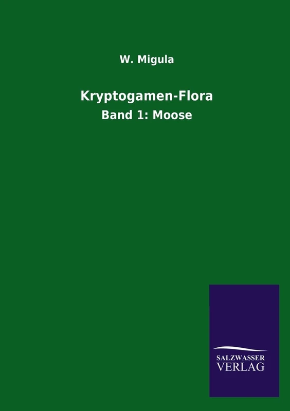 Kryptogamen-Flora: Band 1: Moose - Image 1