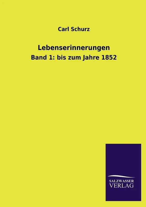 Lebenserinnerungen: Band 1: bis zum Jahre 1852 - Image 1