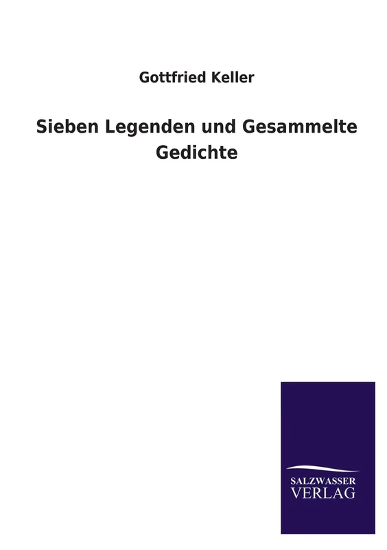 Sieben Legenden Und Gesammelte Gedichte - Image 1
