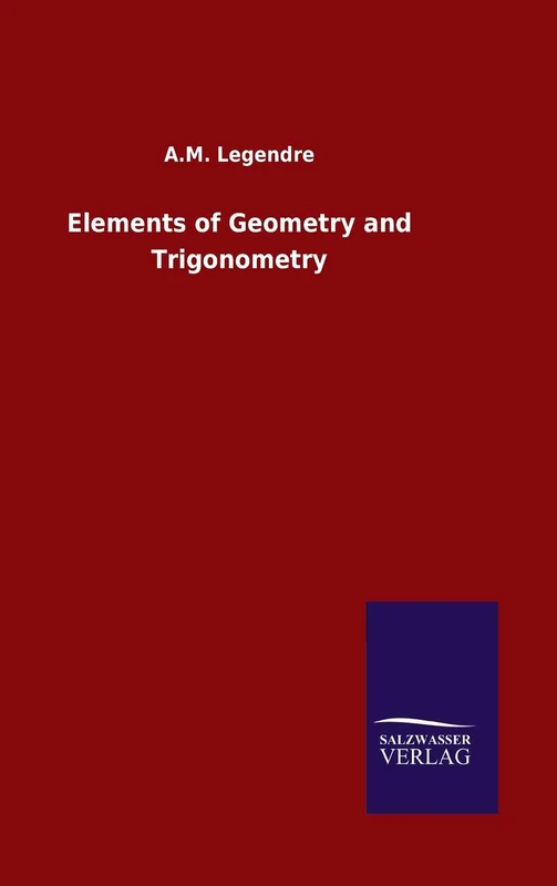 Elements of Geometry and Trigonometry